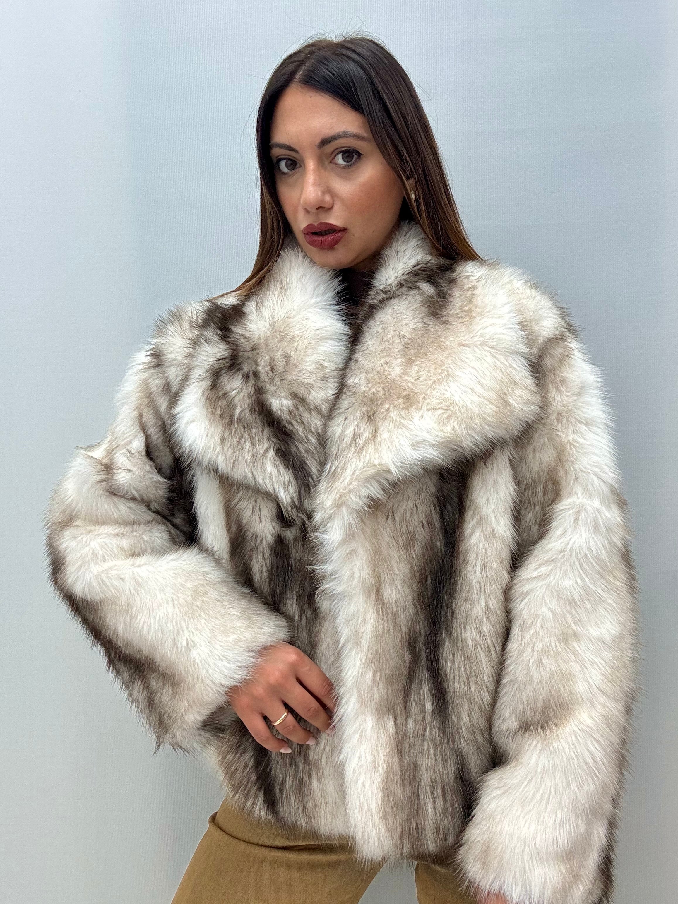 Eco Fur Alexandra Beige
